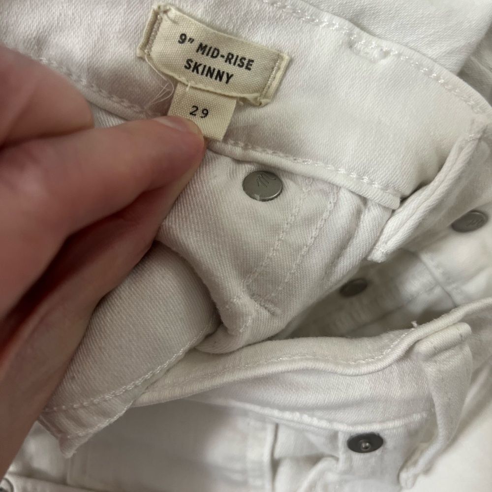 Madewell 9" High-Rise Skinny Jeans 29
Pure White ankle - Picture 12 of 12